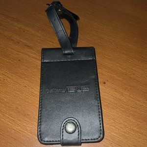 Asus Black Vinyl Luggage Tag